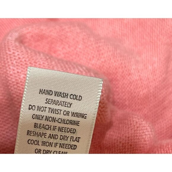 J. Jill Linen Blend Cardigan Sweater Long Sleeve Waterfall Pink L Large Petite - Picture 6 of 6
